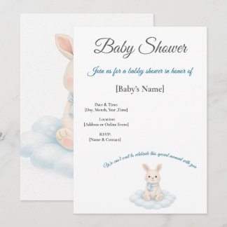 Convite A Baby Shower to Celebrate