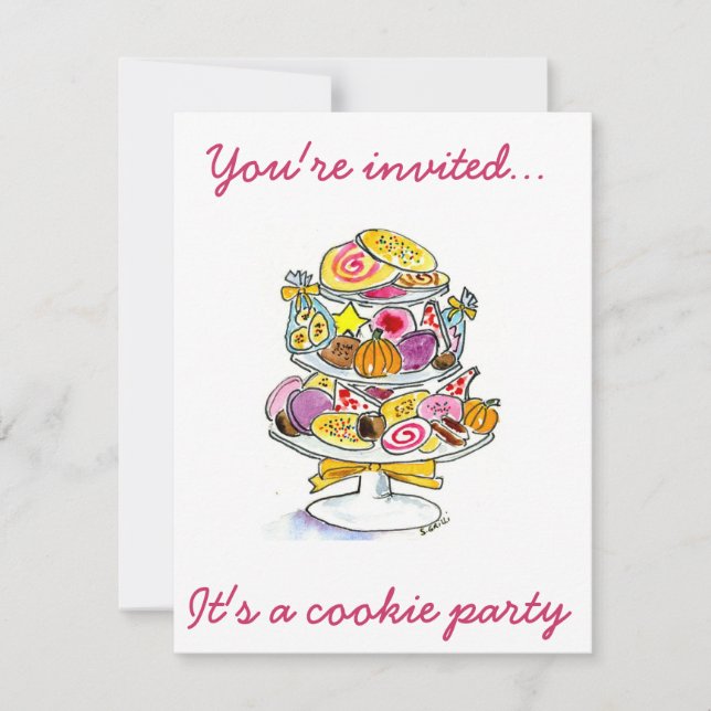 Convite a bandeja que do biscoito você é convidado…, ele é (Frente)