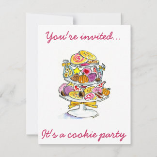 Convite a bandeja que do biscoito você é convidado…, ele é