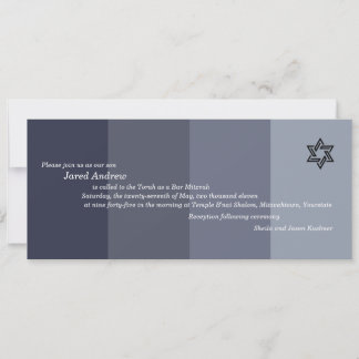 Convite à Bar de Tonal Mitzvah