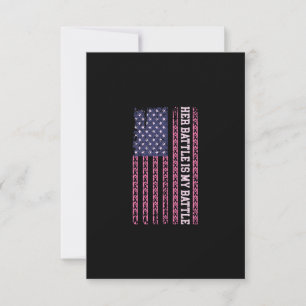 Convite a batalha dela é minha, design para cancer de peit