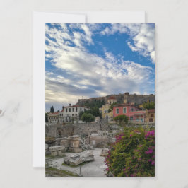 Convite A bela e colorida Atenas