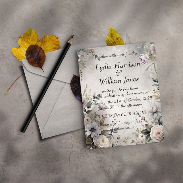 Convite A Beleza das Flores (Criador carregado)