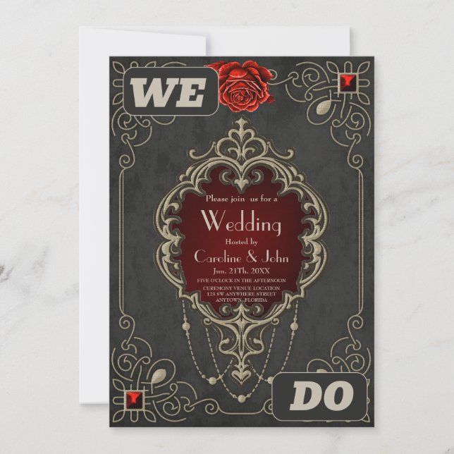 Convite A beleza e a riqueza do amor (Frente)