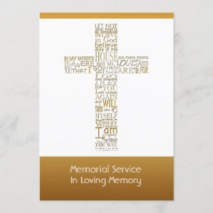 Convite A bíblia dourada Verses a cerimonia comemorativa 