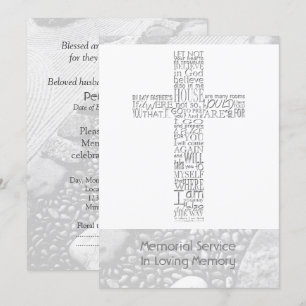 Convite A bíblia Verses a cerimonia comemorativa 3 de Joh