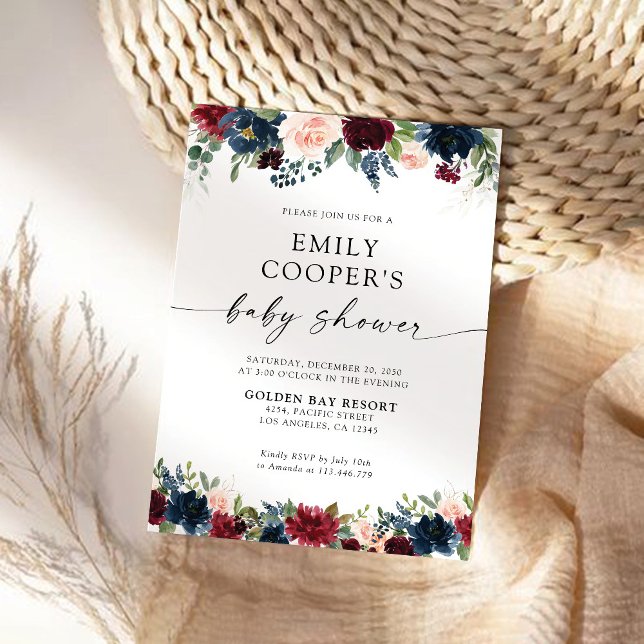 Convite à Borgonha e ao Chá de fraldas do Marinho (Criador carregado)