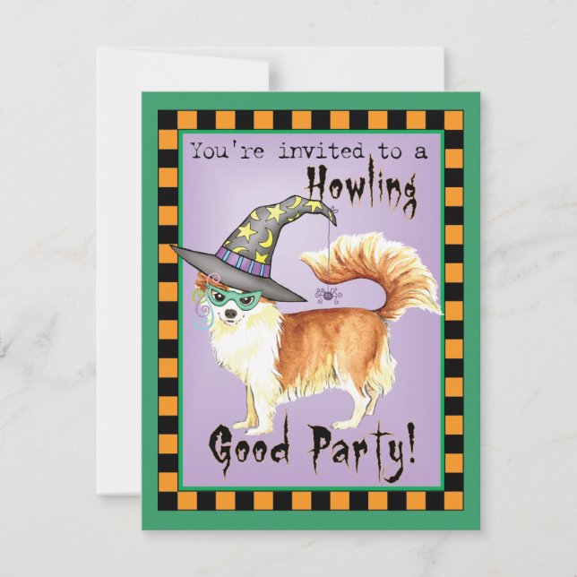 Convite à Bruxa Chihuahua (Frente)