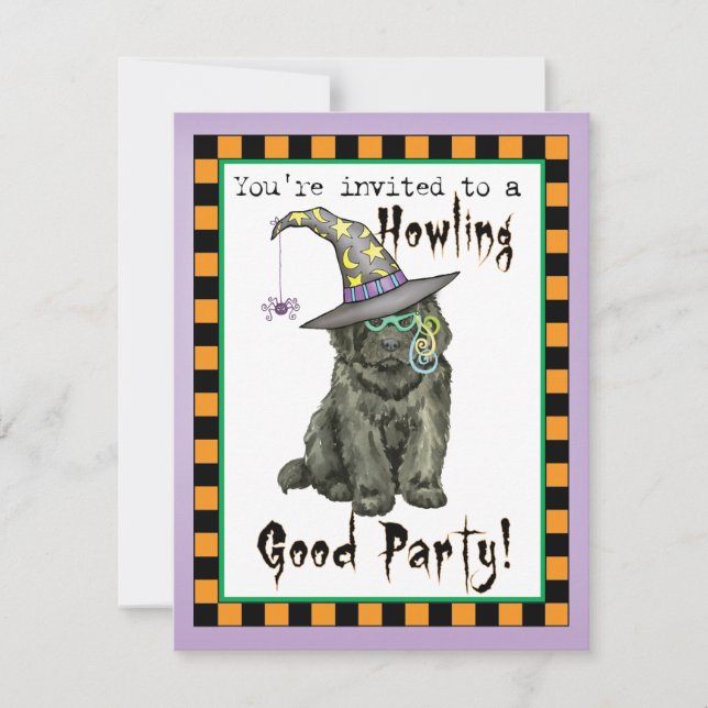 Convite à Bruxa Newfie (Frente)