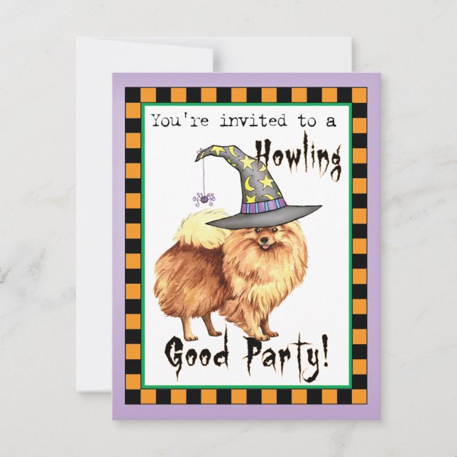 Convite à Bruxa Pomeraniana (Frente)