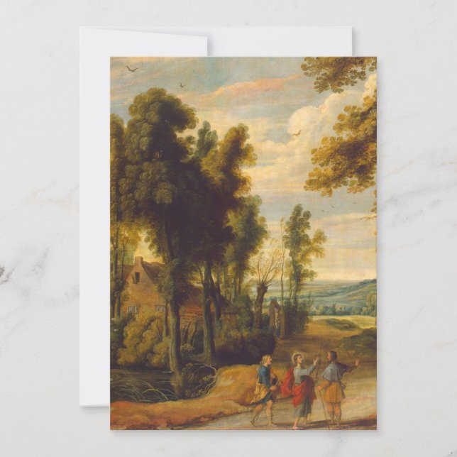 Convite A Caminhada Para Emaús Com Cristo (Frente)