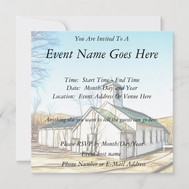 Convite A Capela do País (Frente)