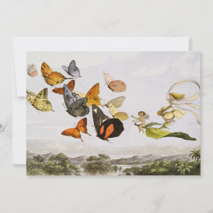 Convite A Carruagem Encantada da Rainha das Fadas (1870)