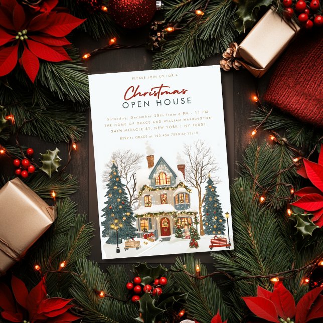 Convite à Casa Aberta de Natal (Criador carregado)