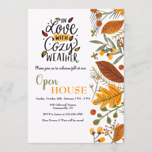 Convite à Casa Aberta para Cozy Weather