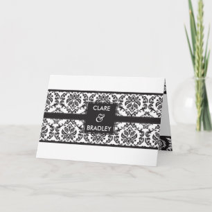 CONVITE À CASAMENTO :: Preto paisagem danosa