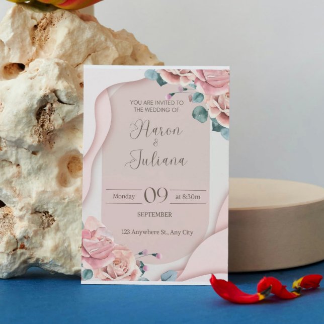 Convite à Celebração Casada - Keepsael Elegante (Criador carregado)