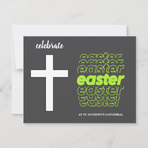 Convite à Celebração da Igreja páscoa