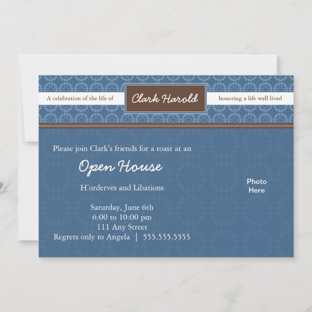 Convite A celebração da vida convida (Frente)