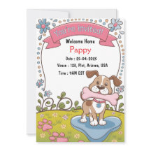 Convite à Celebração de Adoção Pet