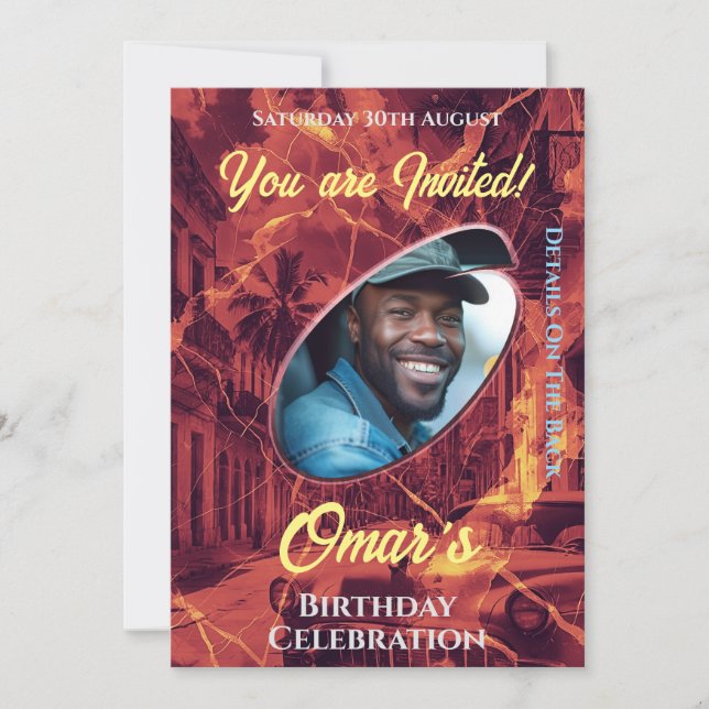 Convite à Celebração de Aniversário (Frente)