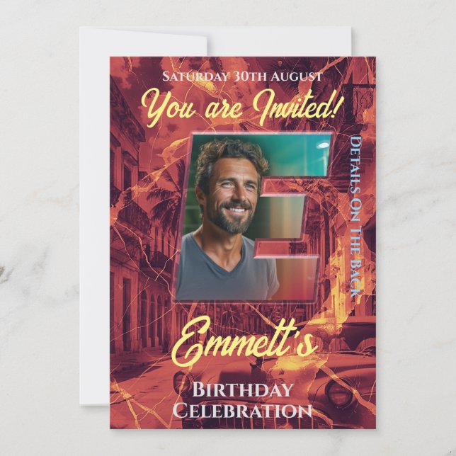 Convite à Celebração de Aniversário (Frente)