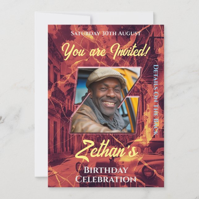 Convite à Celebração de Aniversário (Frente)