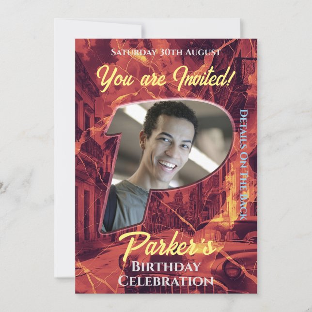 Convite à Celebração de Aniversário (Frente)