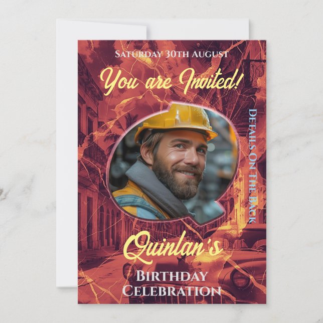 Convite à Celebração de Aniversário (Frente)