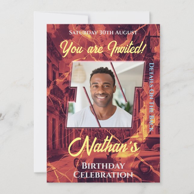 Convite à Celebração de Aniversário (Frente)