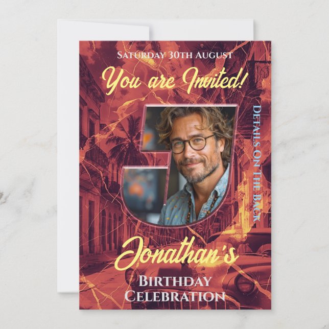 Convite à Celebração de Aniversário (Frente)