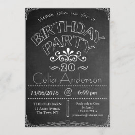 Convite à Celebração de Aniversário do Quadro de 2