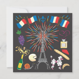 Convite à Celebração de Festa de Bastilha