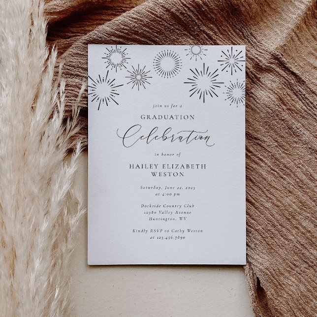 Convite à Celebração de Festas de formatura de Fir (Criador carregado)