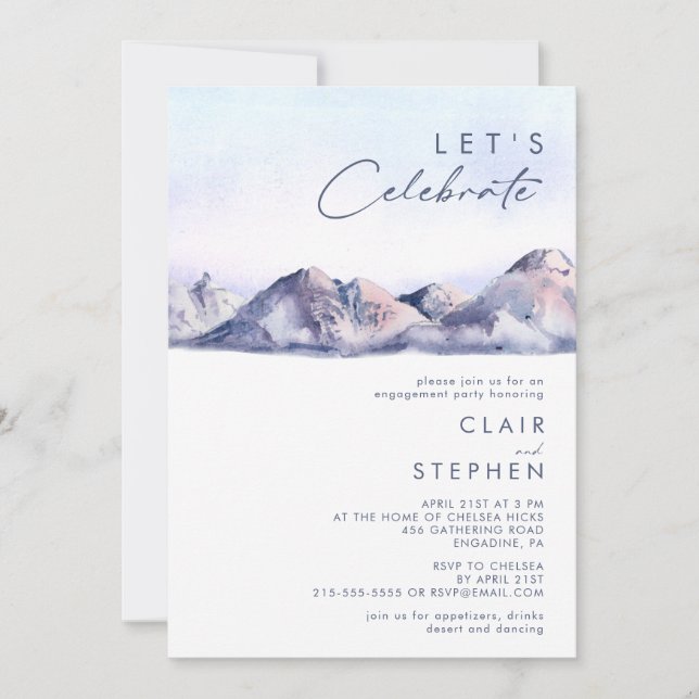 Convite à celebração do Vamos Sunset da Montanha d (Frente)