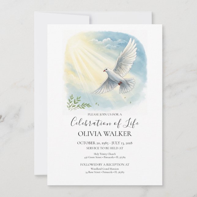 Convite à Celebração Funeral da Porta Solar (Frente)