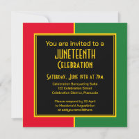 Convite à Celebração JUNETEENTH