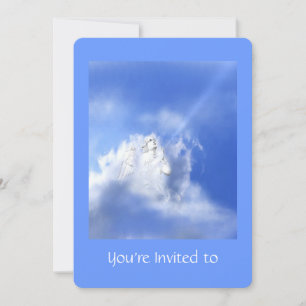 Convite A cerimonia comemorativa convida Praying do anjo