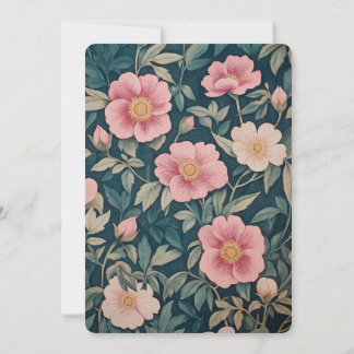 Convite à Cherry Blooms Primavera Baptism