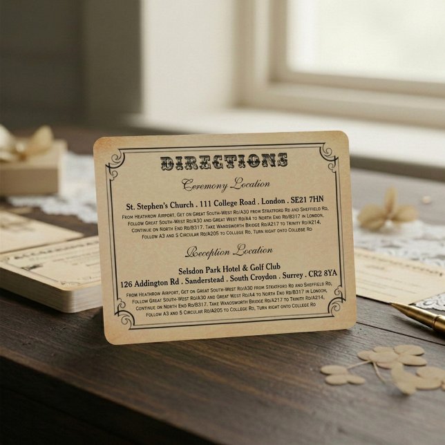 Convite A Coleção de Casamento Steampunk Vitoriana (Criador carregado)