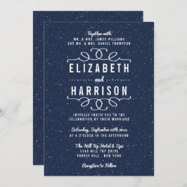 Convite A Coleção de Casamentos da Noite Estrelada