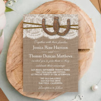 A Coleção de Casamentos de Ferradura Rústica