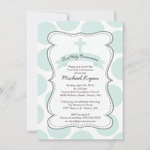 Convite à Comunicação da Cruz de Bolinhas Verde