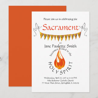 Convite A confirmação convida/anúncio: Vibrante