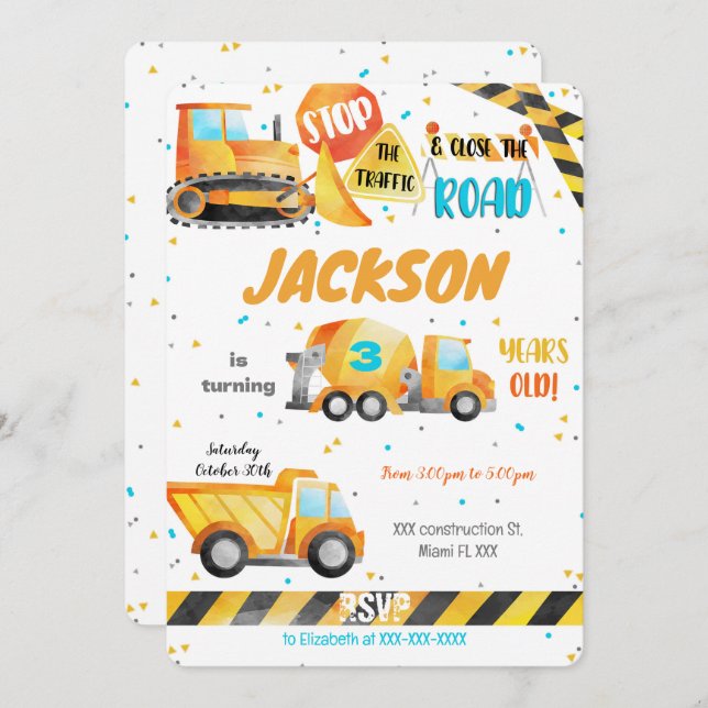 Convite à Construção (Frente/Verso)