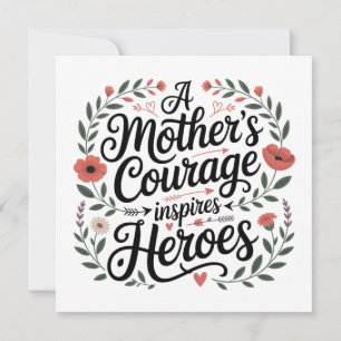 Convite A Coragem de uma Mãe Inspira Heróis