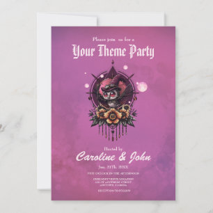 Convite A Coruja Steampunk: Guardiã dos Segredos.