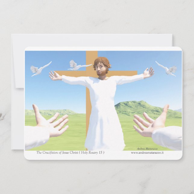 Convite A Crucificação de Jesus (Frente)