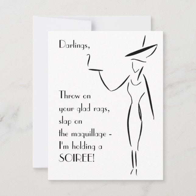 Convite A Dama do Chapéu Grande #1 (Frente)