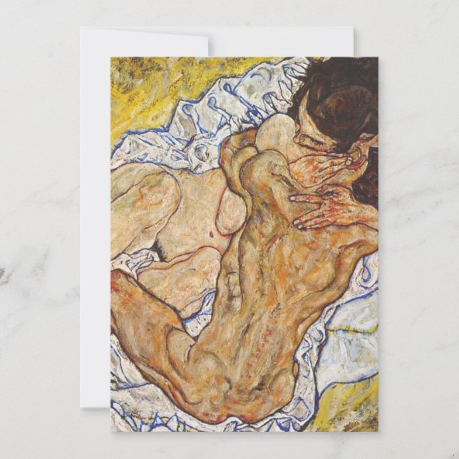 Convite A Embrace Egon Schiele (Frente)